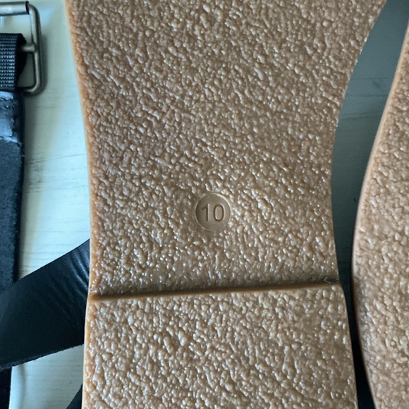 Madewell The Boardwalk Ankle Strap Leather Sandals, Size 10 - Picture 7 of 15